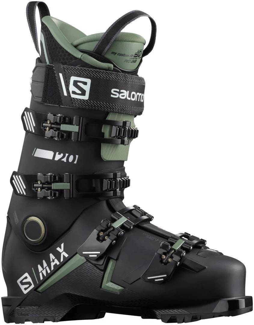 Salomon S/Max 120 GW Salomon S/Max 120 GW -Skischoenen Winkel salomon s max 120 gw black oil green silver 24 24 5 38 38 5 eur black oil green silver 0